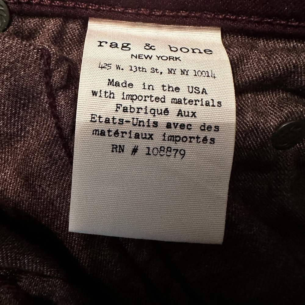 Dre Rag and Bone jeans - Picture 4 of 5